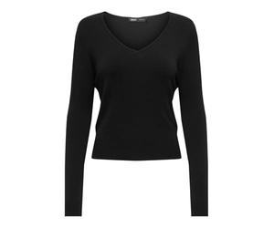 ONLY Femme Onlvenice Life Nca KNT À Col Pull-Over, Noir, L EU