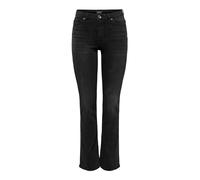 ONLY Femme Onlwauw Hw Flared Bj1097 Noos Jeans, Washed Black, M / 32L EU