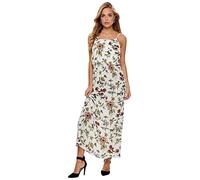 Only Femme Onlwinner Sl Maxidress Noos Wvn Robe, Multicolore (Cloud Dancer Aop: Botanical), 38 EU