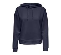 Only Femme Onplounge Hood Ls SWT Noos Sweatshirt À Capuche, Bleu Marine., M EU