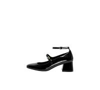ONLY Femme PU Strap Pump Onlcarmen-1 Chaussures à lanières en polyuréthane, Noir, 39 EU
