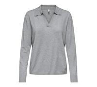 ONLY Femme Pullover Onlibi Ls Polo KNT Nca, Ultimate Grey, XL EU