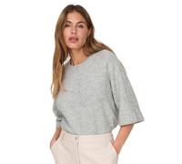 Only Femme Pullover Onlsimoni Pull 3/4 KNT Noos, Light Grey Melange, S EU