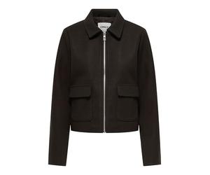 ONLY Femme Short Jacket Onlvela Otw Veste Courte Zippée, Gâteau Au Chocolat, XS EU