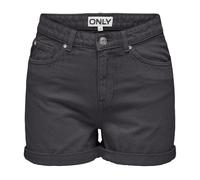 Only, Femme, Shorts, Noir, Taille: 36 FR T-shirt Décontracté en Coton