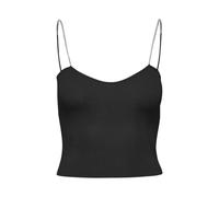 Only, Femme, Tops, Noir, Taille: 38 FR Débardeur Noir sans Manches Col en V
