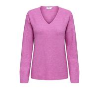 ONLY Onlcamilla V-Neck L/S Pullover KNT Noos Pull col, Rose, S Femme