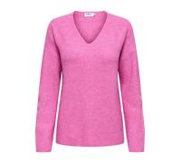 Only Femme V-Neck Pullover Onlcamilla Pull À Col en V L/S KNT Noos, Rose Super, XS EU