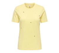 Only - Filizza Life S/S Top Box - Femme - Tops - Jaune - Taille: 40 FR