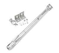 only fire Brûleur Universel pour Barbecue à Gaz, Tube de Brûleur de Barbecue en Acier Inoxydable, Longueur Réglable 36-50 cm, Pièces de Rechange pour Barbecue à Gaz, Diamètre 12 mm, 1 Pièce