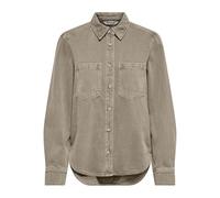 ONLY Fitted Onlsilla L/S T-Shirt ajusté CC PNT, Vaisselle, L Femmes