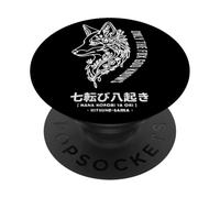 Only Fox God Knows. Nana korobi Ya oki. Fall Seven Times PopSockets PopGrip Adhésif