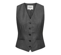 ONLY Gilet de costume femme Iris-Hattie gris - gilet habillé à boutons 36