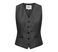 ONLY Femme Onliris-hattie Waistcoat Tlr Gilet, Gris Foncé Mélangé, 42 EU