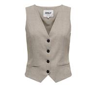 ONLY Gilet de costume 'ONLLIinda' mastic, Taille 36