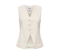 ONLY Gilet de costume 'ONLY ONLTILA LIFE S/L WAISTCOAT TLR GILET' beige clair, Taille 34