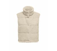 ONLY Gilet matelassé aspect fourrure ONLSANDRA beige | XL