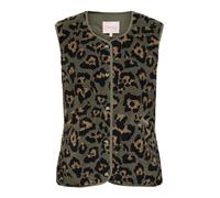ONLY Gilet 'ONLBABY' beige / olive / noir, Taille XS