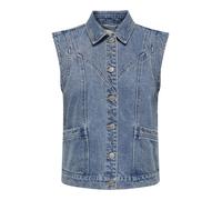 ONLY Gilet 'ONLKennedy' bleu denim, Taille XXL