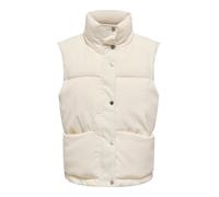 ONLY Gilet 'ONLNewDolly' blanc cassé, Taille S