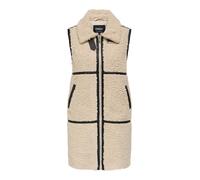 ONLY Gilet 'ONLPARIS' beige / noir, Taille XL