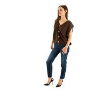 ONLY Gilets Cardigans azu Seal Brown Melange S