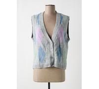 only gilets femme de couleur gris