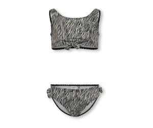 ONLY GIRLS Bikini 'KOGBEACH' noir / blanc, Taille 122-128