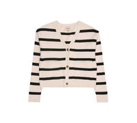 ONLY GIRLS Cardigan 'KOGAma' crème / noir, Taille 134-140