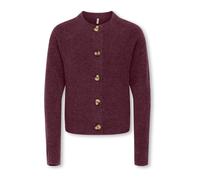 ONLY GIRLS Cardigan 'KOGCAMILLA' lie de vin, Taille 122-128