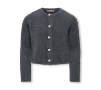 ONLY GIRLS Cardigan 'KOGPIUMO' gris, Taille 122-128