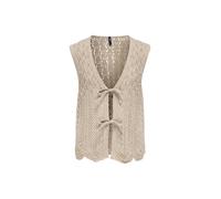 ONLY GIRLS Gilet beige foncé, Taille 146-152