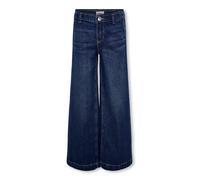 KIDS ONLY Kogcomet Wide DNM PIM Noos Pantalon, Bleu foncé Denim, 158 Fille