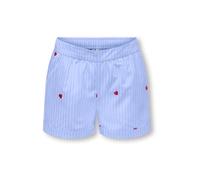 ONLY GIRLS Pantalon 'KOGNEW LINA' bleu clair / rouge carmin / blanc, Taille 164