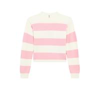 ONLY GIRLS Pull-over 'KOGFRANCA' rose / blanc, Taille 110-116