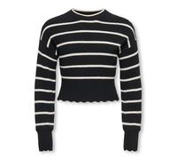 ONLY GIRLS Pull-over 'KOGIBI' noir / blanc, Taille 158-164