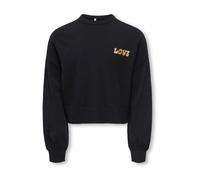 ONLY GIRLS Pull-over 'KOGLEVA-LAYA' or / noir, Taille 134-140