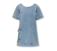 ONLY GIRLS Robe 'KOGGIGI BOW' bleu denim, Taille 140