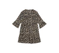 ONLY GIRLS Robe 'KOGGLOW ALBERTE' écru / caramel / noir, Taille 140