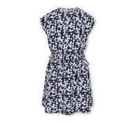 ONLY GIRLS Robe 'KOGZALINA' bleu foncé / jaune / blanc, Taille 164