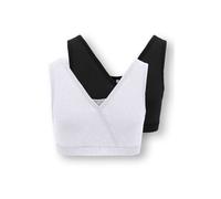 ONLY GIRLS Soutiens-gorge 'KOGLola' gris chiné / noir, Taille 158-164