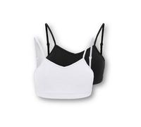 ONLY GIRLS Soutiens-gorge 'KOGLola' gris clair / noir, Taille 134-140