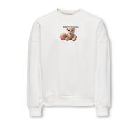 ONLY GIRLS Sweat-shirt 'KOGBila' caramel / noir / blanc, Taille 146-152