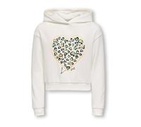 ONLY GIRLS Sweat-shirt 'KOGCooper' or / vert clair / noir / blanc, Taille 134-140