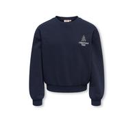 ONLY GIRLS Sweat-shirt 'KOGELFIE' bleu marine / vert foncé / rose / blanc, Taille 146-152