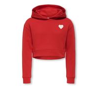 ONLY GIRLS Sweat-shirt rouge / blanc, Taille 110-116