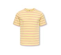 ONLY GIRLS T-Shirt 'KOGHelle' jaune clair / éosine, Taille 134-140