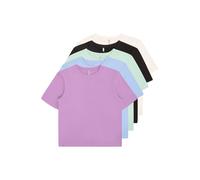 ONLY GIRLS T-Shirt 'KOGRex' bleu clair / orchidée / noir / blanc, Taille 110-116