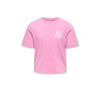 ONLY GIRLS T-Shirt 'KOGRexi' bleu clair / rose / blanc, Taille 122-128
