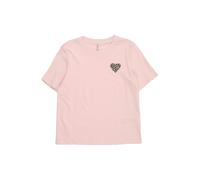ONLY GIRLS T-Shirt 'KOGREXI' chocolat / lavande / rose ancienne / noir, Taille 134-140